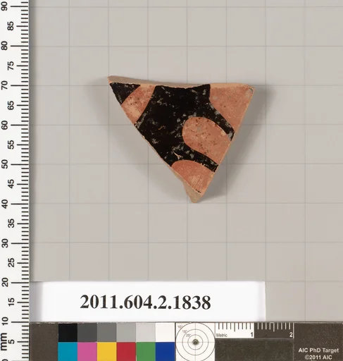 Terracotta fragment of a skyphos (deep drinking cup)