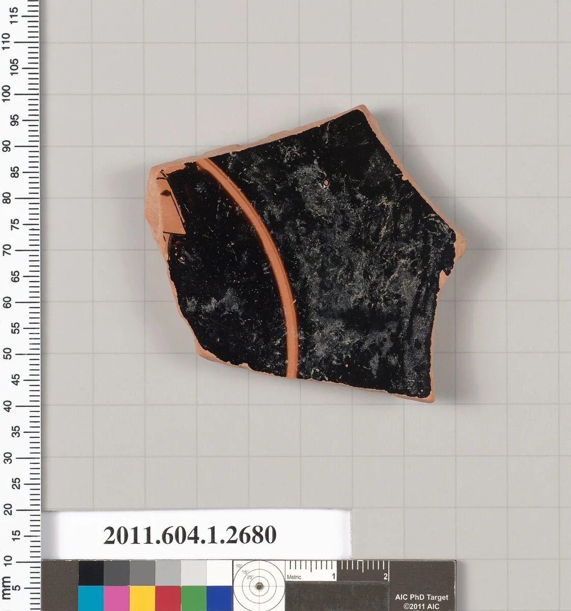Terracotta fragment of a kylix (drinking cup) — Unknown