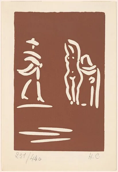 Cèlestine with a Woman and a Cavalier on Foot — Pablo Picasso|Hidalgo Arnéra|Galerie Madoura