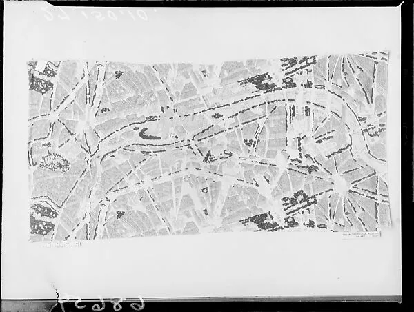 "Americana Print: Map of Paris" Textile — Ralph Barton