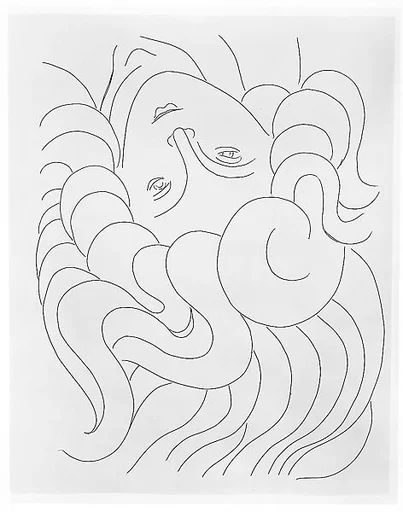 Illustrated book (unbound, quarto), "Poésies" by Stéphane Mallarmé, with 29 etchings by Henri Matisse (published by Albert Skira et Cie, Lausanne, 1932); also extra suite of 29 etchings with "remarques;" In addition, 19 unpublished etchings