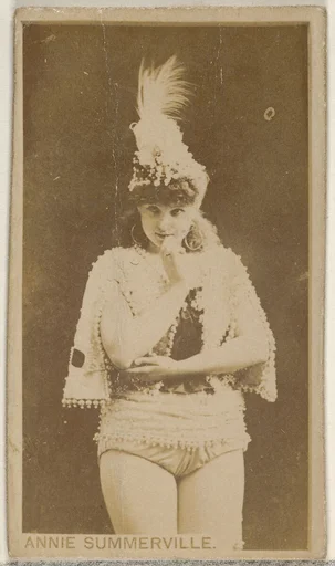 Annie Summerville, from the Actors and Actresses series (N45, Type 8) for Virginia Brights Cigarettes