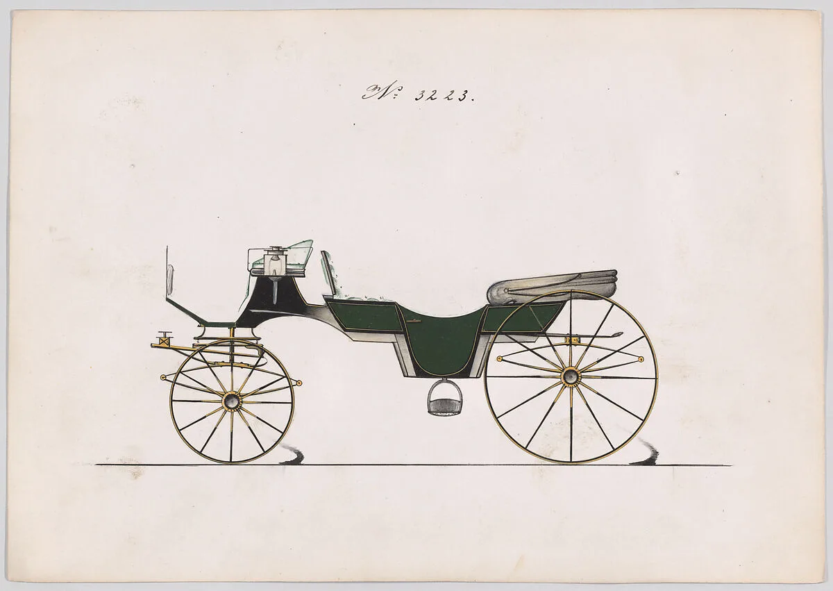 Design for Vis-à-vis, no. 3223 — Brewster & Co.