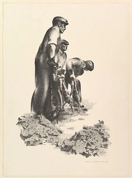 Pneumatic Drill Workers — Louis Lozowick|PWAP