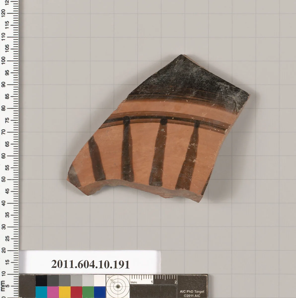 Terracotta fragment from a closed shape — Unknown