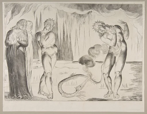 The Circle of the Thieves; Buoso Donati Attacked by the Serpent