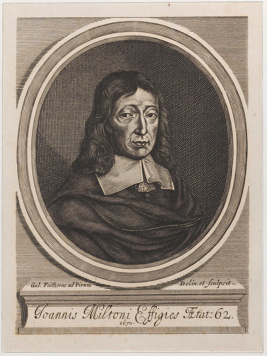 John Milton — John Milton|William Faithorne the Elder
