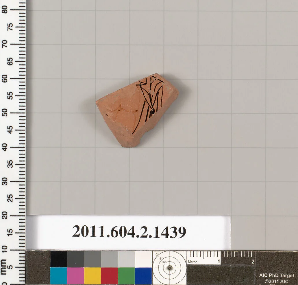 Terracotta fragment of a skyphos (deep drinking cup) — Unknown