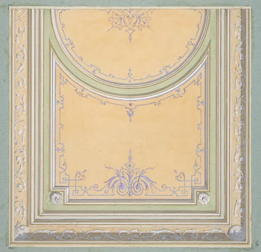 Design for the painted decoration of a ceiling