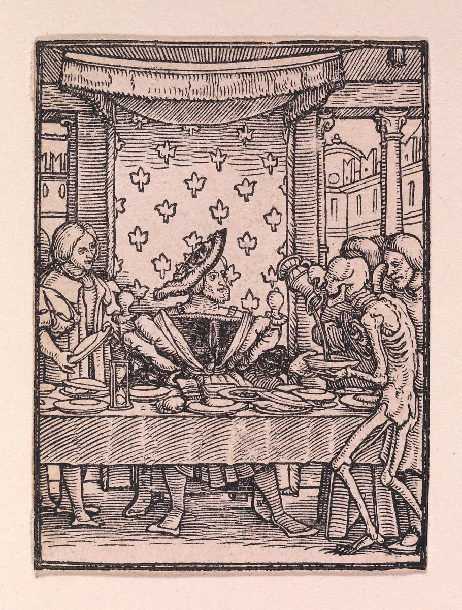 The King, from The Dance of Death — Hans Holbein the Younger|Hans Lützelburger