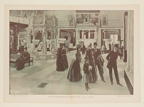 The New York Metropolitan Museum of Art, from "Harper's Weekly" — Harper's Weekly|Albert Weck Wenzell