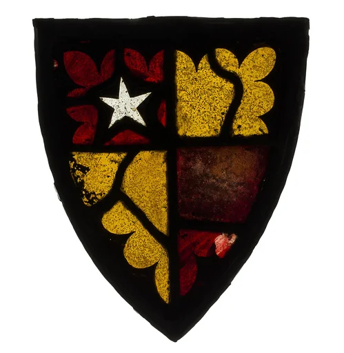 Panel with Heraldic Shield