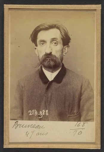 Bruneau. Amédé, Jean Baptiste. 46 ans, né à Châteauroux (Indre). Cordonnier. Anarchiste. 2/3/94.