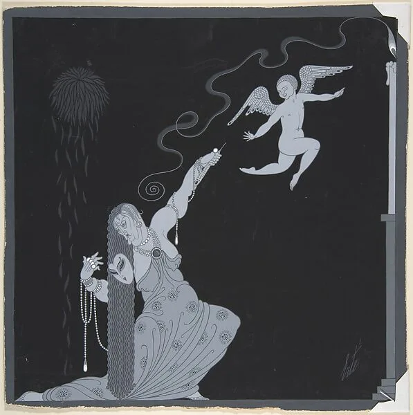 "L'Automne de la Femme" (Age Moyen): Design for International Cosmopolitan New York — Erté (Romain de Tirtoff)