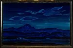 Rider in the Midnight Sky — Emil Bisttram