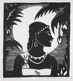 Woman in Profile (Young Girl of African Descent) — Georgette Seabrooke Powell