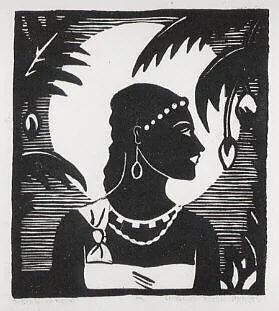 Woman in Profile (Young Girl of African Descent)