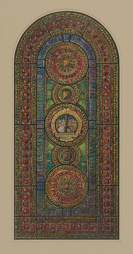 Design for medallion window for the American College of Surgeons, Chicago, IL