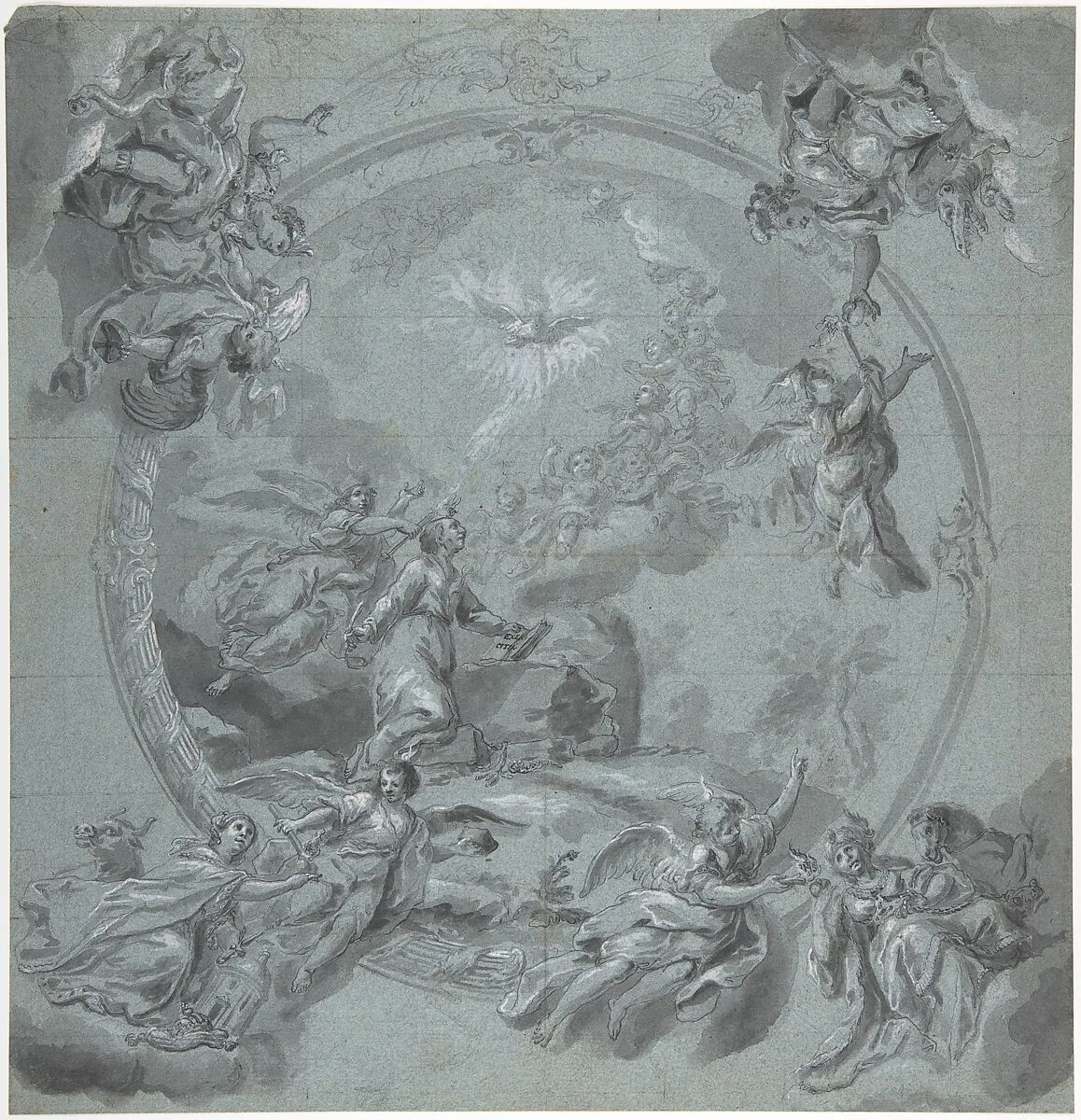 Saint Ignatius of Loyola and Allegories of the Four Continents — Felix Anton Scheffler