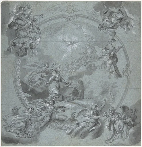 Saint Ignatius of Loyola and Allegories of the Four Continents