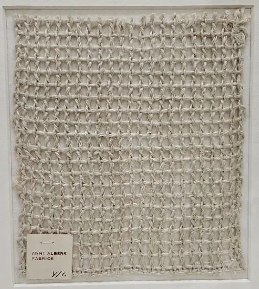 Textile sample — Anni Albers