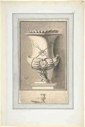 Study for Plate 7 of Bouchardon's "Premier livre de vases"