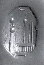 Stamp seal (octagonal pyramid) with cultic scene — Unknown