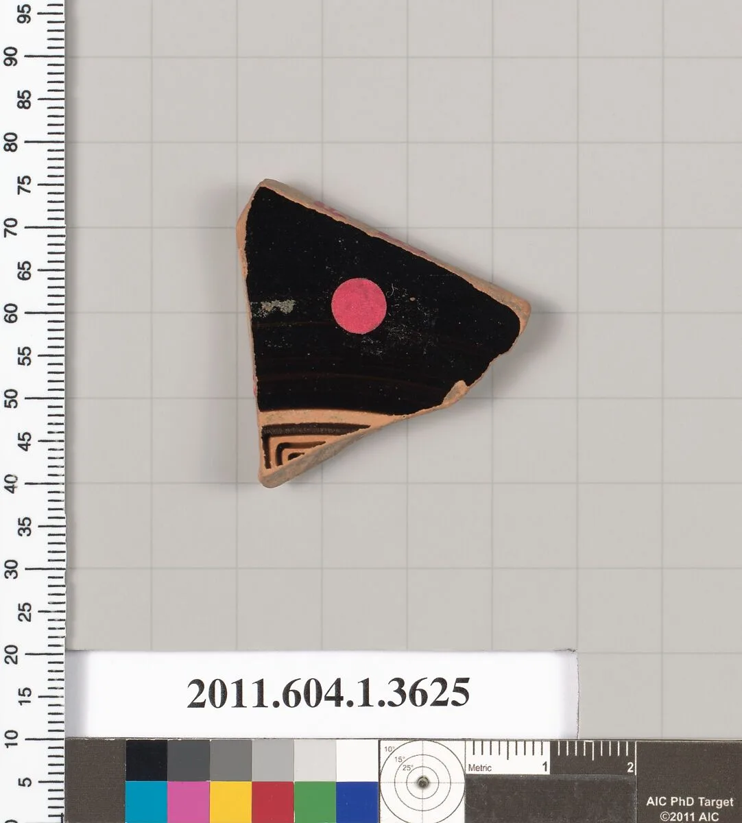 Terracotta fragment of a kylix (drinking cup) — Unknown