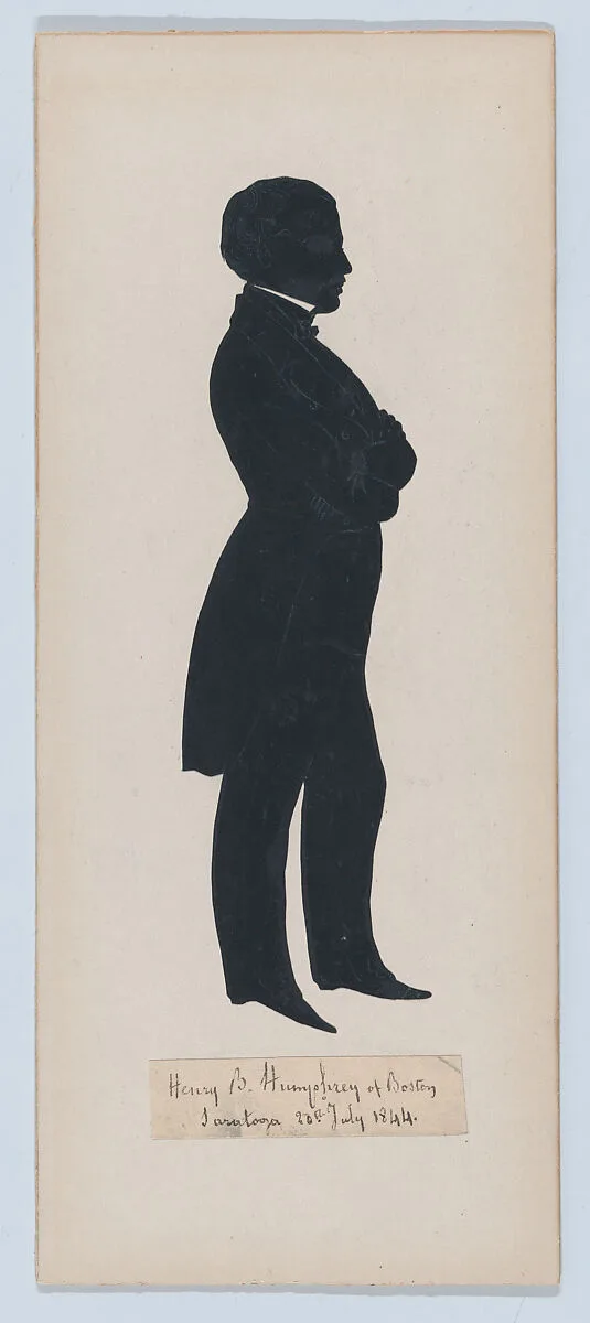 Henry B. Humphrey of Boston — Auguste Edouart