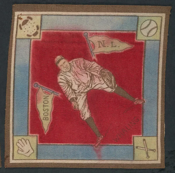 Bert Whaling, Boston, National League from Baseball Players Felt Blanket series (B18) — Unknown