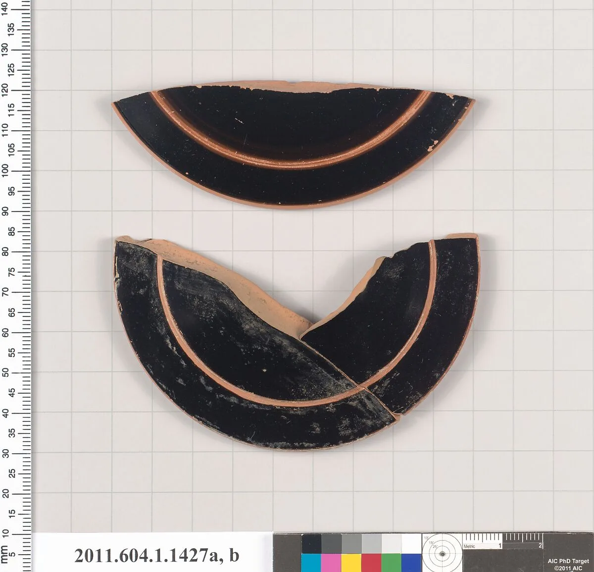 Terracotta fragments of kylikes (drinking cups) — Unknown