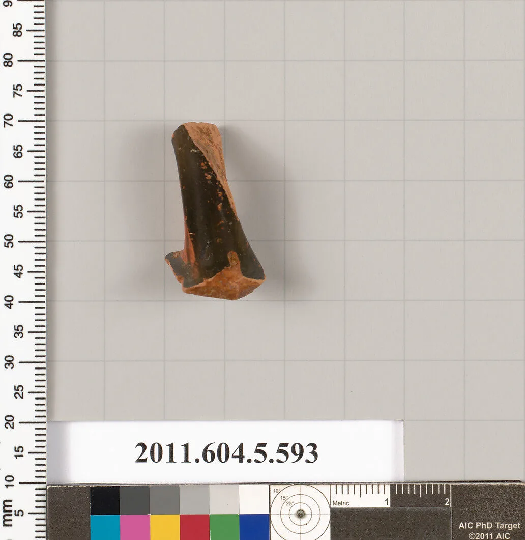 Terracotta fragment of a kylix (drinking cup)? — Unknown