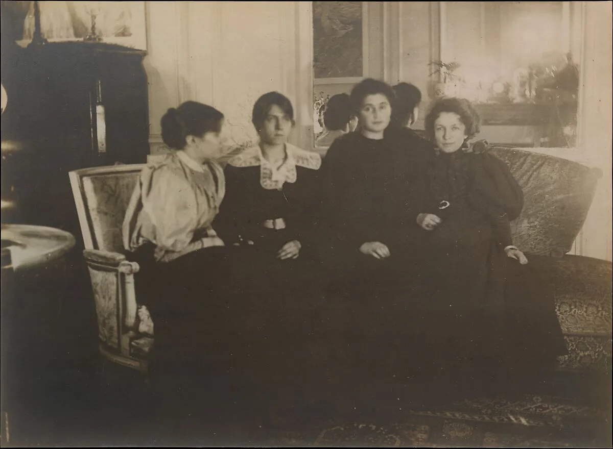 Paule Gobillard, Jeannie Gobillard, Julie Manet, and Geneviève Mallarmé — Edgar Degas