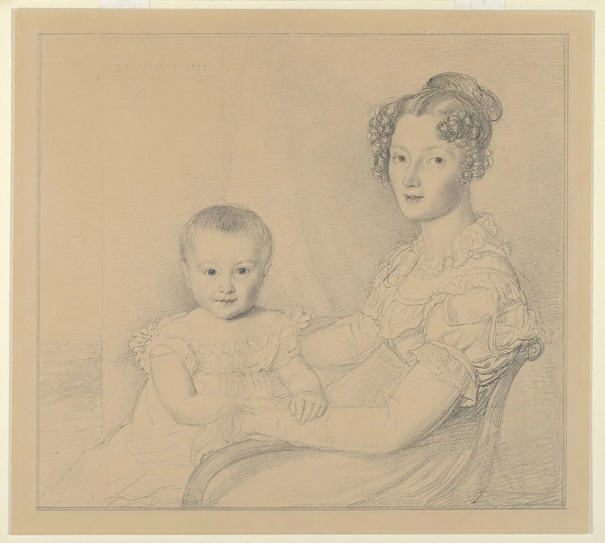 Portrait of a Mother and Child — John Linnell