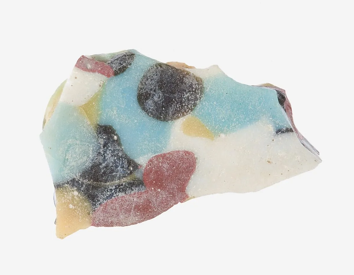 Fragment of a Dish of Polychrome Mosaic Glass — Unknown