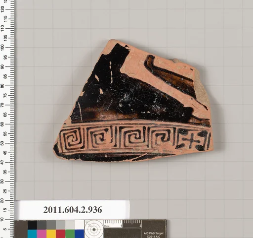 Terracotta fragment of a bell-krater (bowl for mixing wine and water)