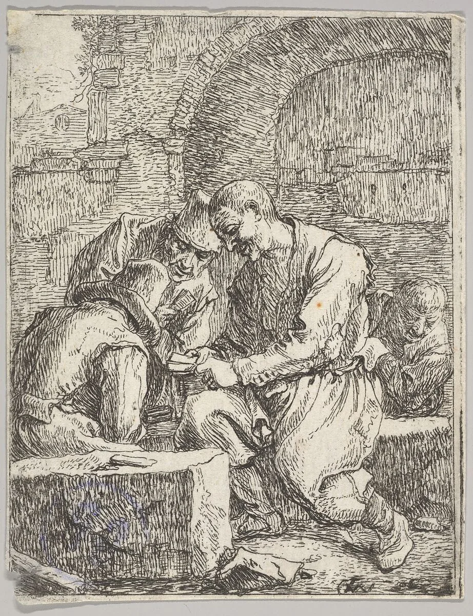 Players at Cards — Thomas Wijck
