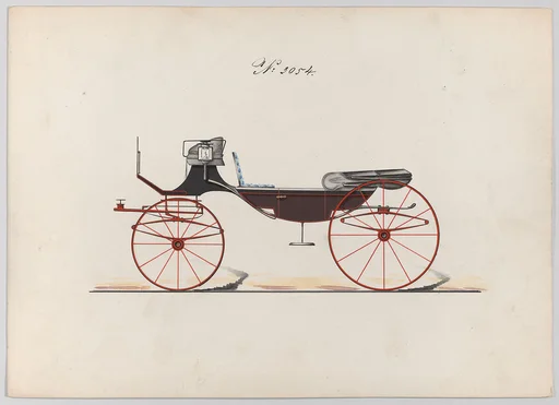 Design for Caleche or Vis-a-Vis, no. 3054