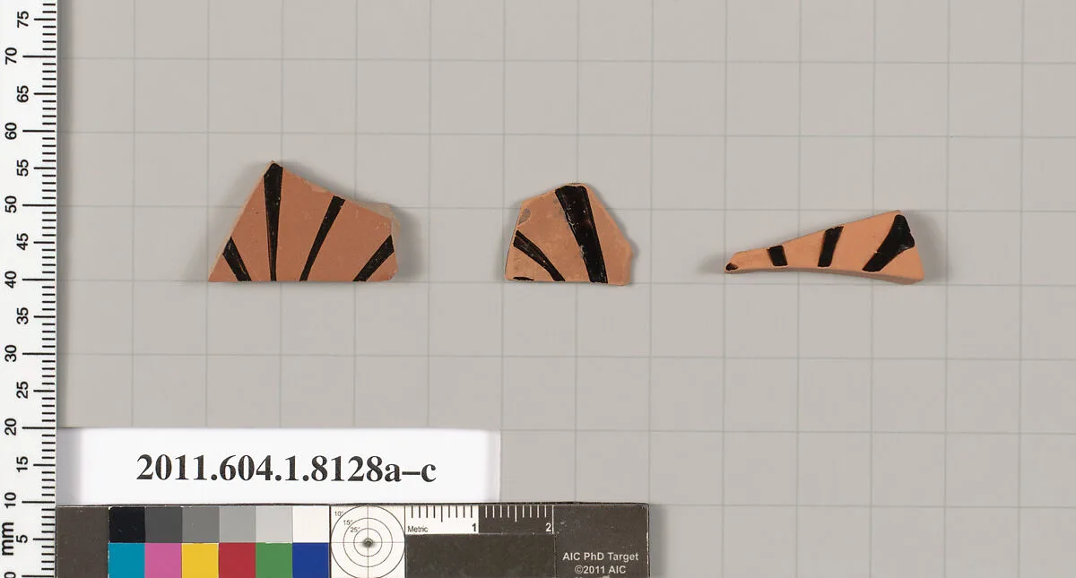 Terracotta fragments of kylikes (drinking cups) — Unknown
