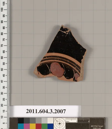 Terracotta fragment of a kylix (drinking cup)