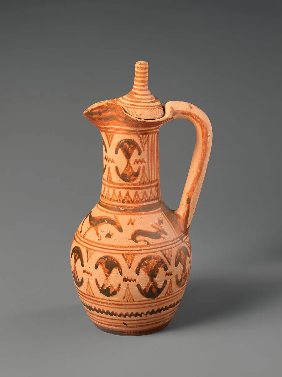 Terracotta oinochoe (jug) — Unknown