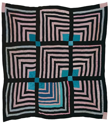 Nine-Block Housetop quilt