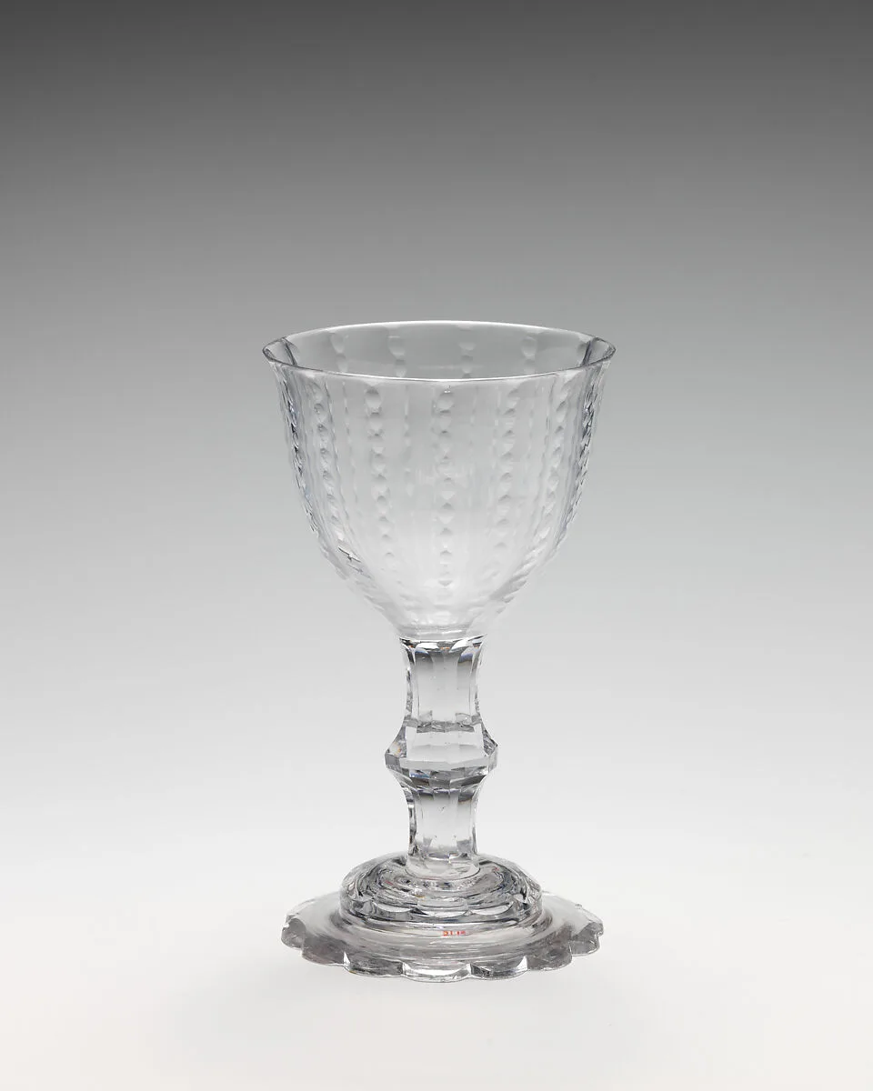 Sweetmeat glass (one of two) — Unknown
