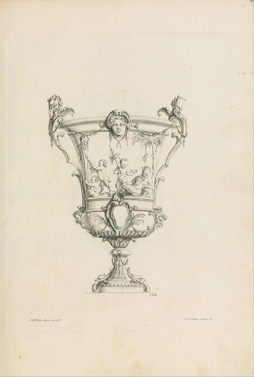Nouveau Livre de Vases — Jean Bernard Toro|Charles Nicolas Cochin I