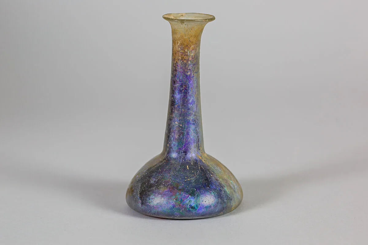Glass perfume bottle — Unknown