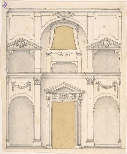 Design for a Wall Elevation over Two Floors