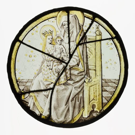 Roundel with Saint Anne with the Virgin and Child
