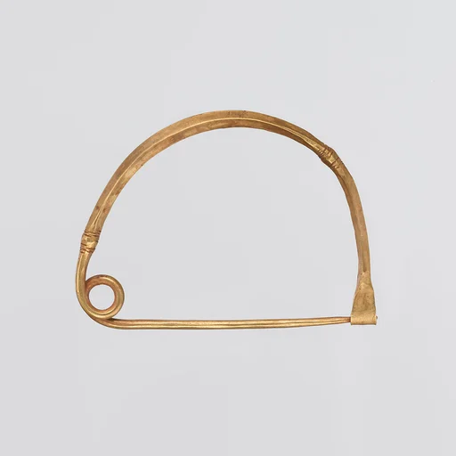 Gold fibula (safety pin)
