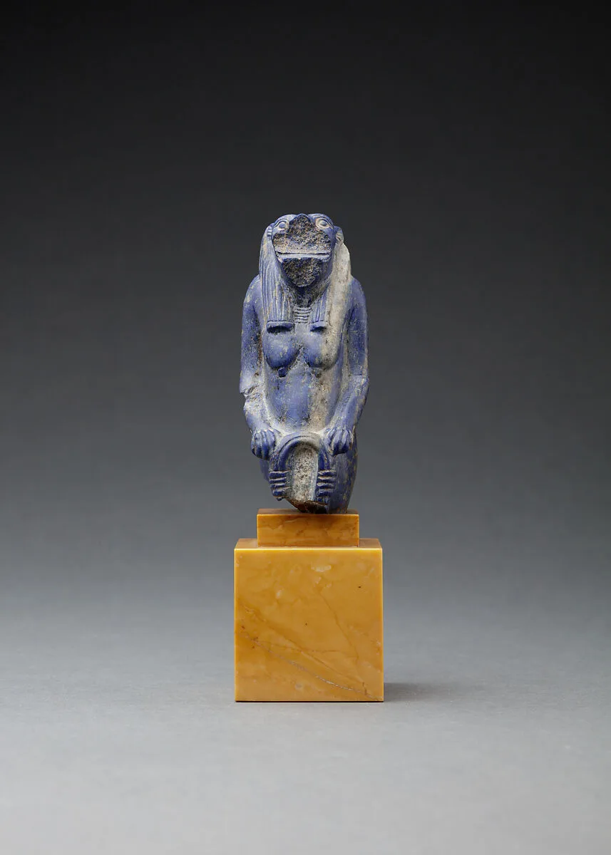 Upper Half of a Hippo Goddess Presenting a Sa-sign — Unknown