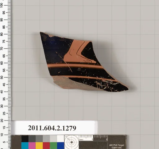 Terracotta fragment of a skyphos (deep drinking cup)